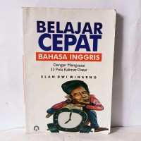Image of Belajar Cepat Bahasa Inggris