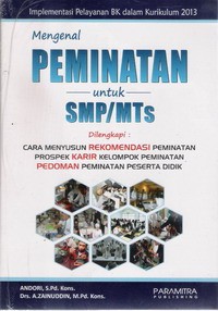 Image of Mengenal Peminatan untuk SMP/MTS