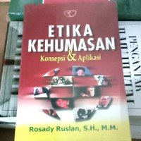 Image of Etika Kehumasan Konsepsi & Aplikasi