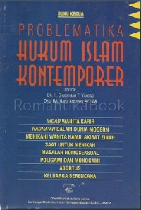 Image of PROBLEMATIKA HUKUM ISLAM KONTEMPORER