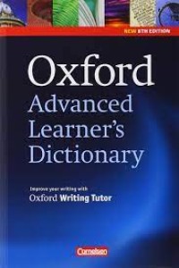 Image of Oxford Advanced Learner's Disctionary
